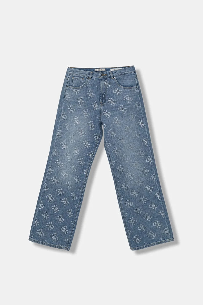 Guess дънки wide leg за деца