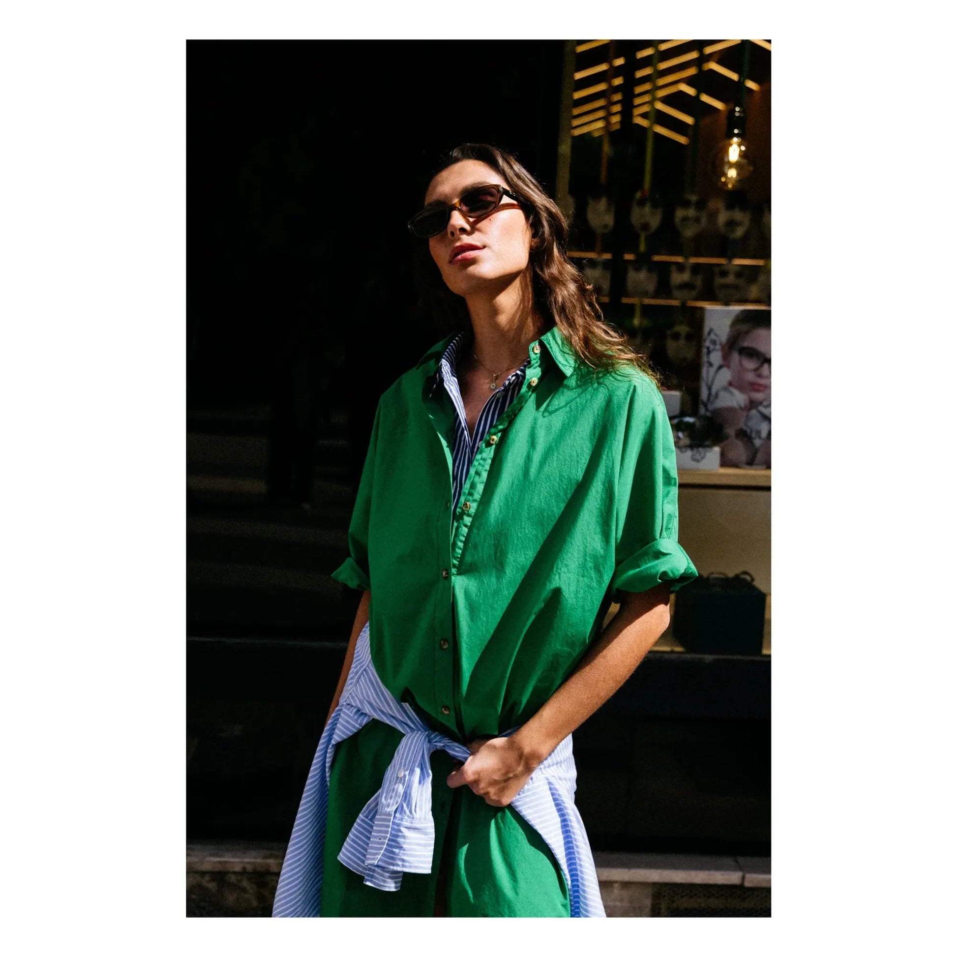 Sacrécoeur - Giulietta Popeline dress | Green