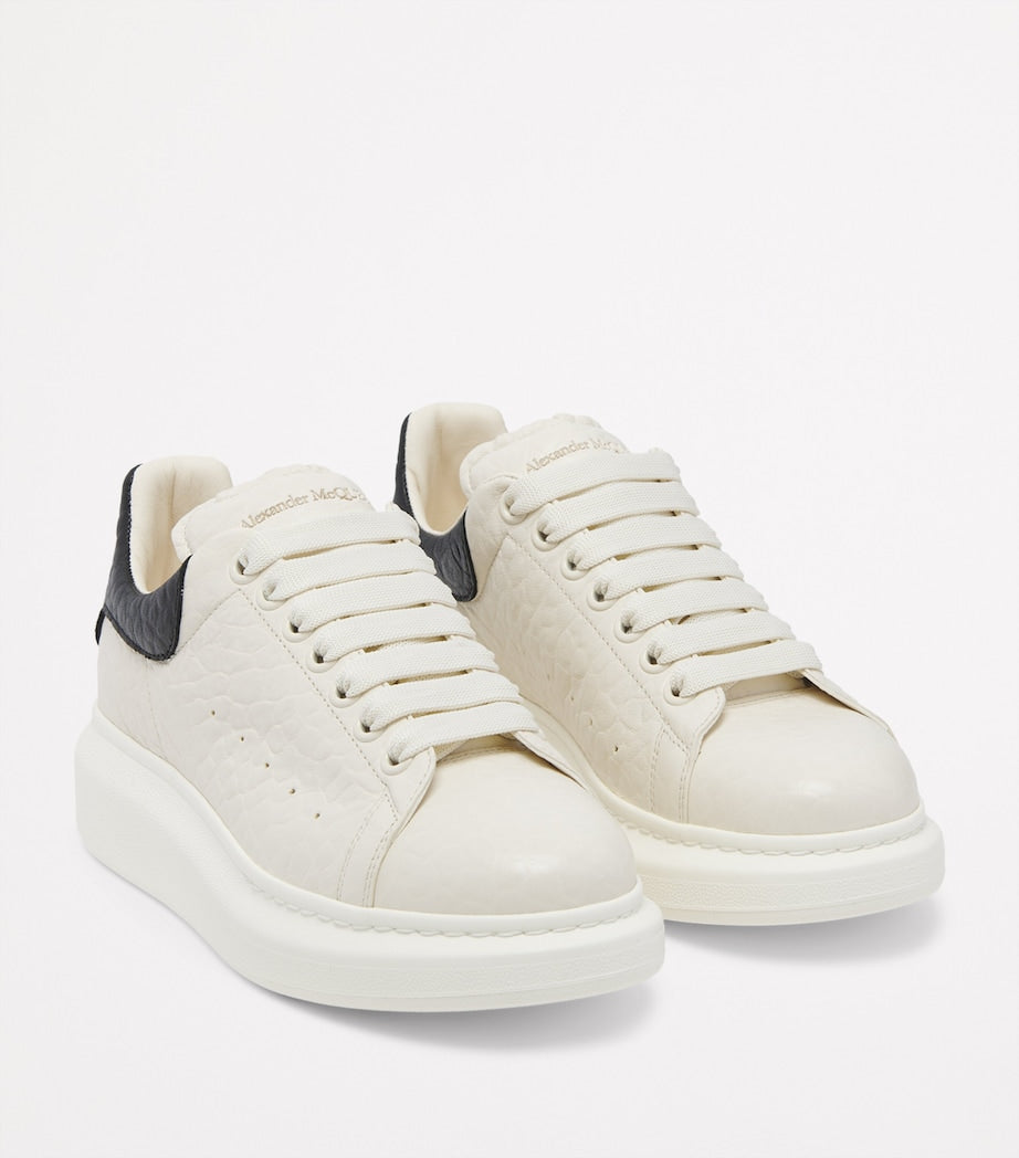 White Leather Oversized Sneakers