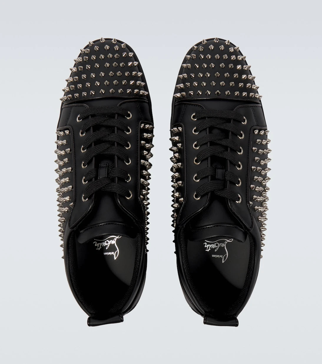 Christian Louboutin - Louis Spikes Junior leather sneakers