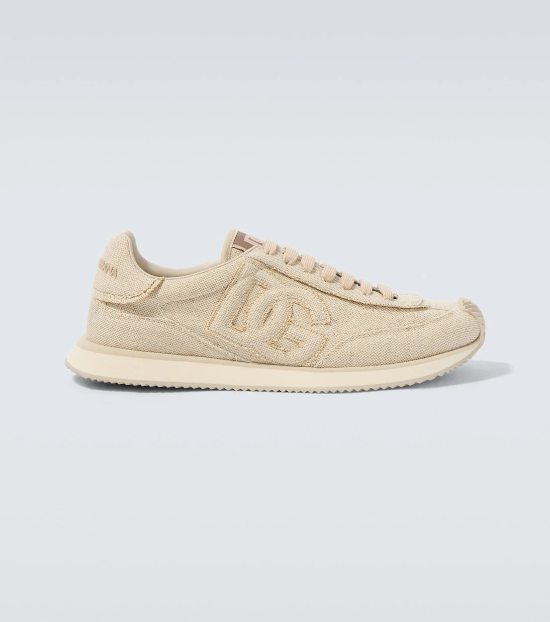 Dolce&Gabbana - Leather-trimmed canvas sneakers