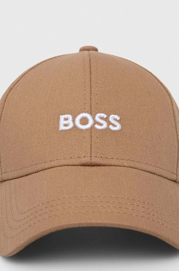 Памучна шапка с козирка BOSS Zed