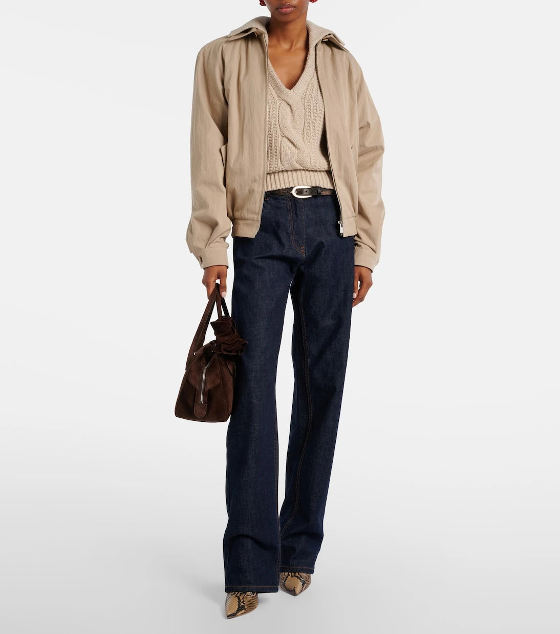 Magda Butrym - Cotton-blend blouson jacket