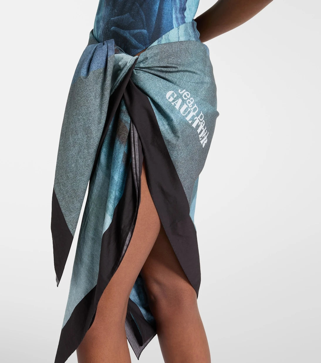 Jean Paul Gaultier - Printed cotton beach cover-up