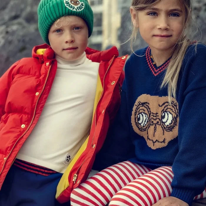 Детски памучен пуловер Mini Rodini E.T.