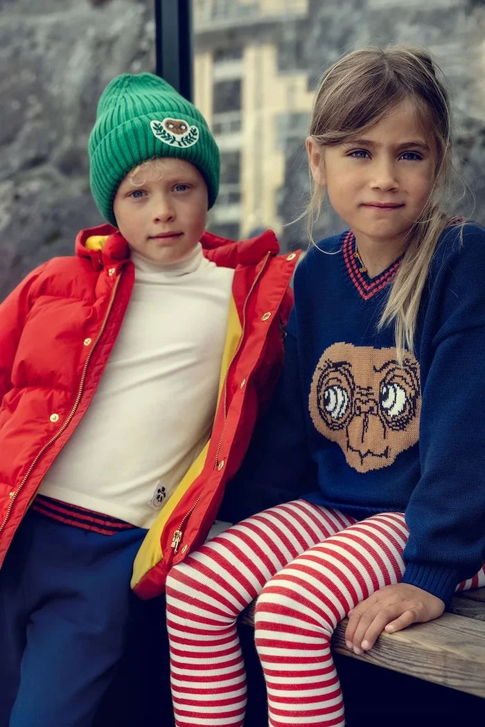 Детски памучен пуловер Mini Rodini E.T.