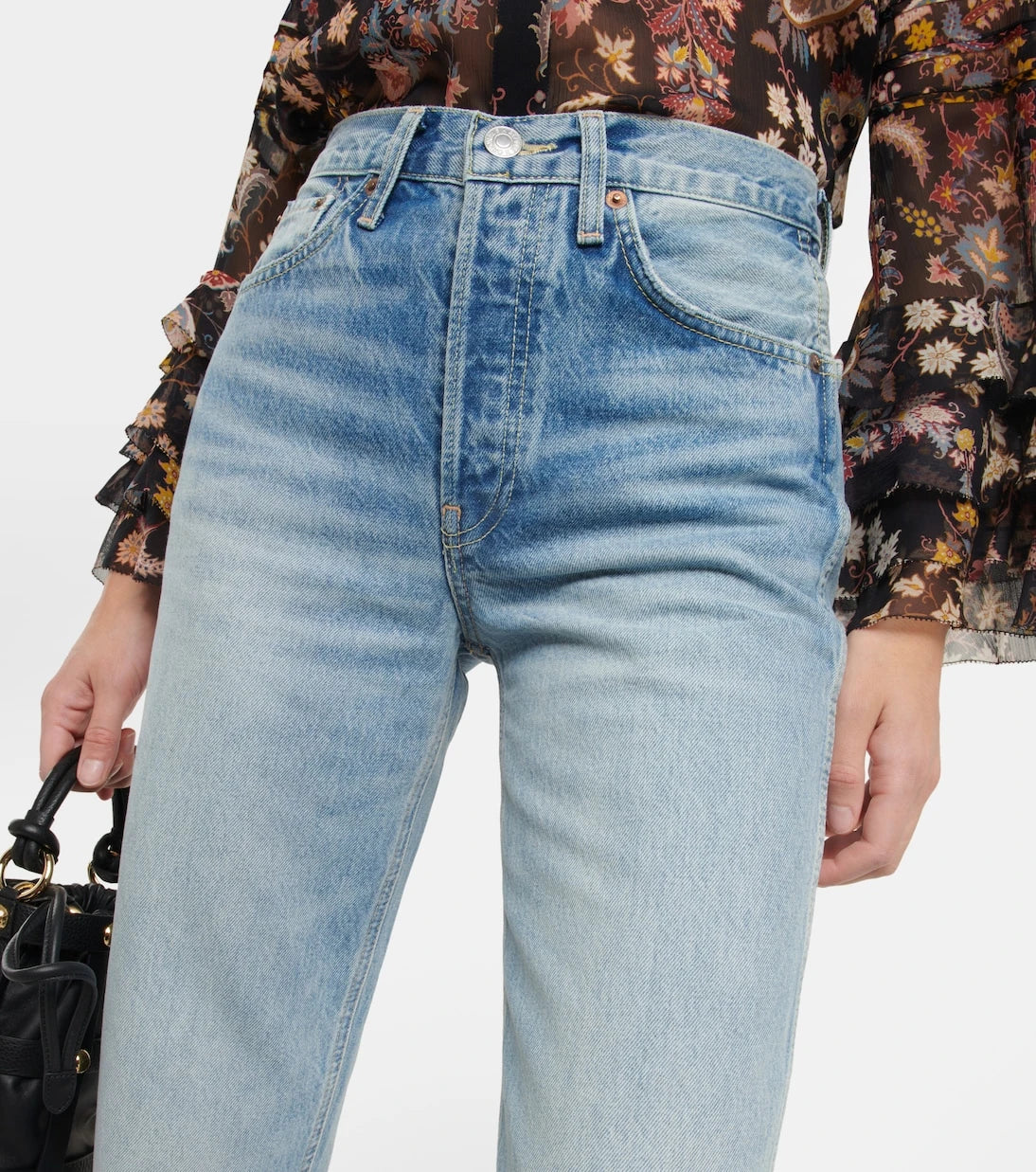 Re/Done - Mid-rise straight-leg jeans