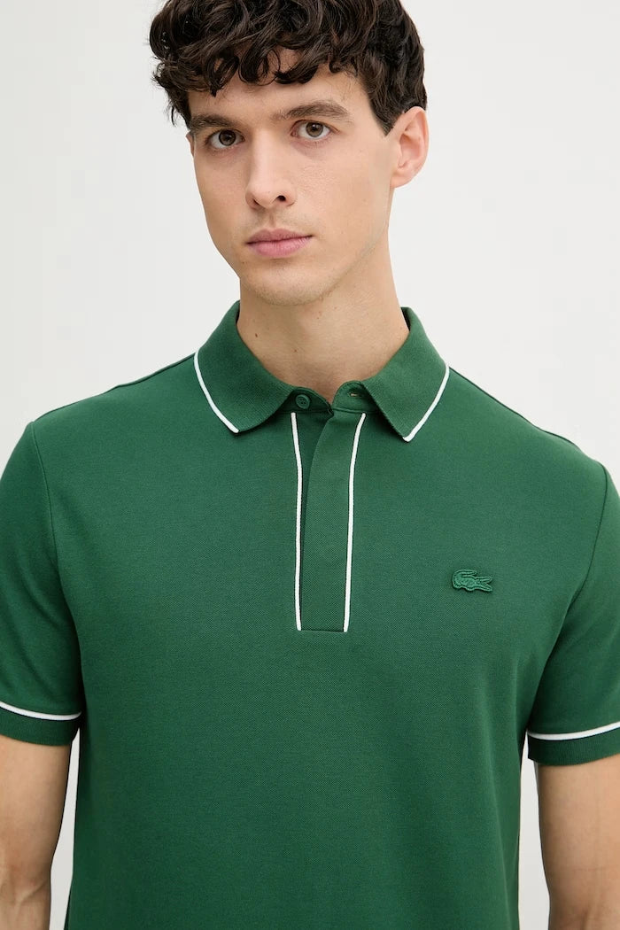 Lacoste erkek pamuk elastan yakalı tişört