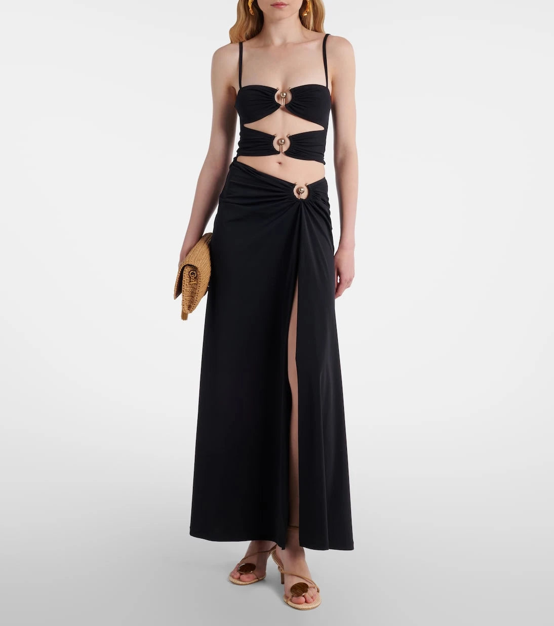 Christopher Esber - Orbit jersey maxi dress
