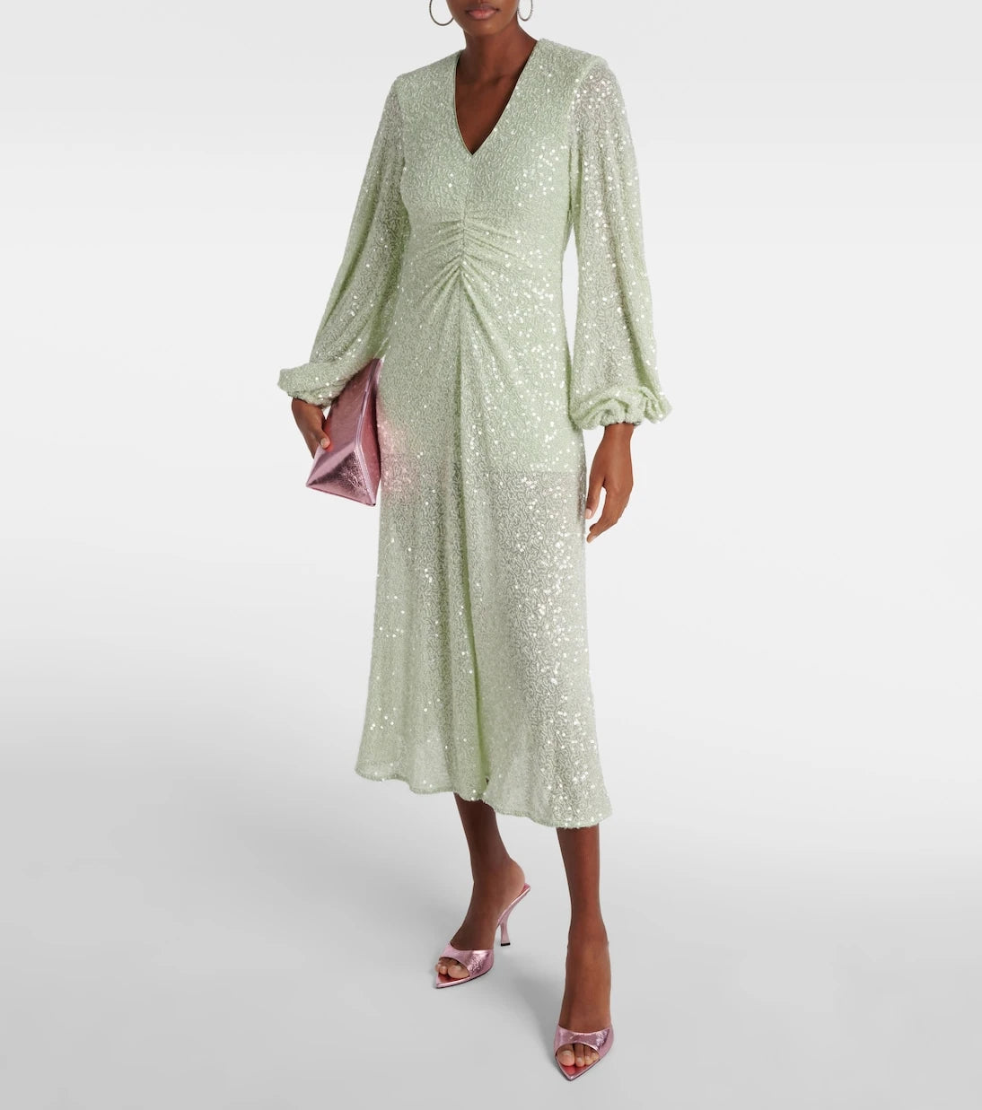 Rotate - Sequined midi dress