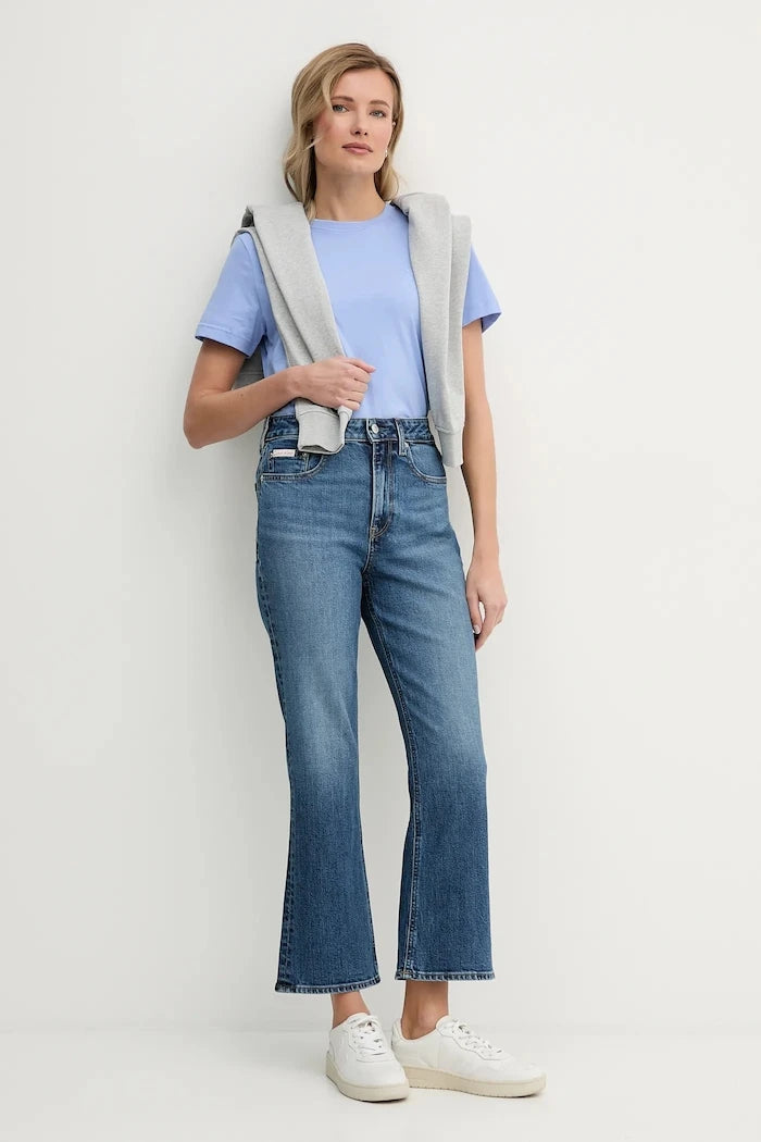 Calvin Klein Jeans тениска basic дамска от памук