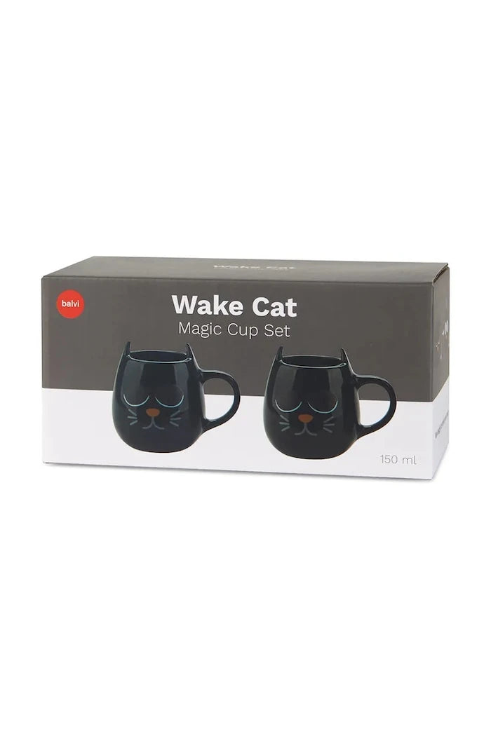 Balvi Wake Cat Kase Seti 8,5 x 10,3 x 7,5 cm (2 Parça)