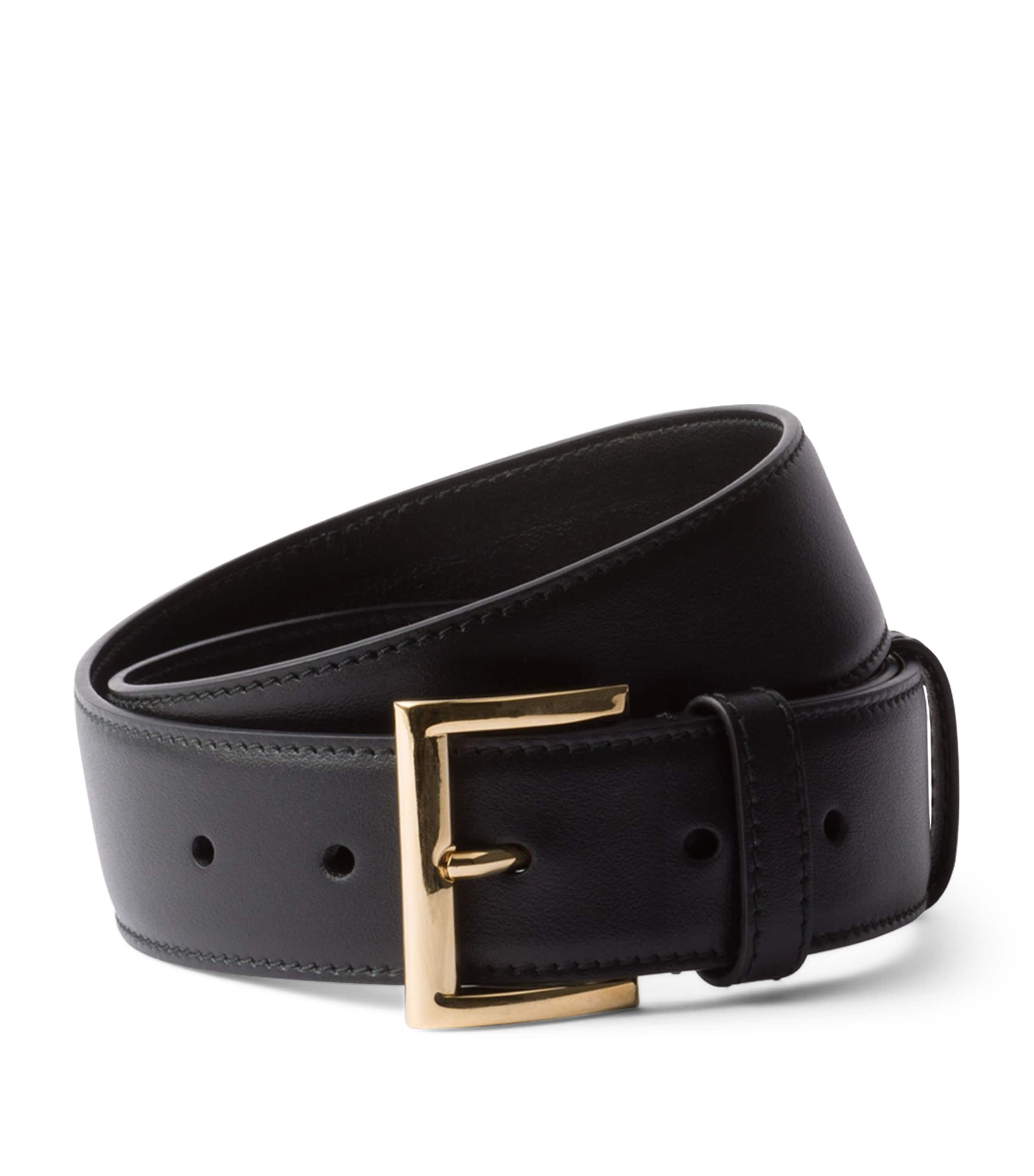 Black Leather Belt