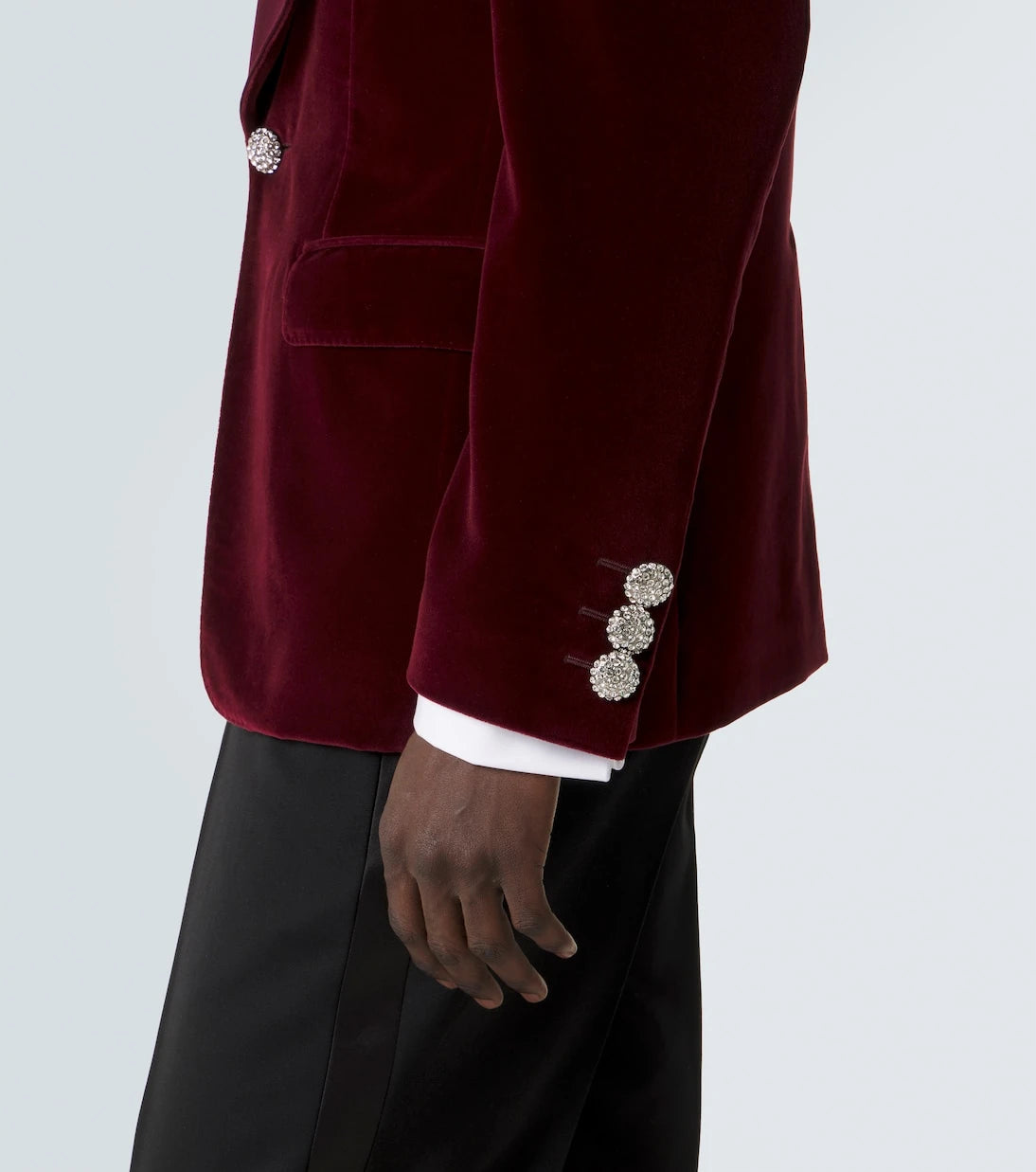 Dolce&Gabbana - Cotton-blend velvet tuxedo jacket