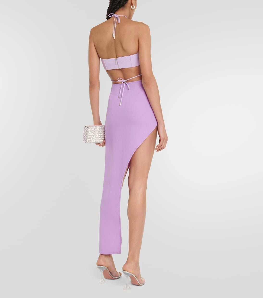 David Koma - Asymmetrical wool maxi skirt
