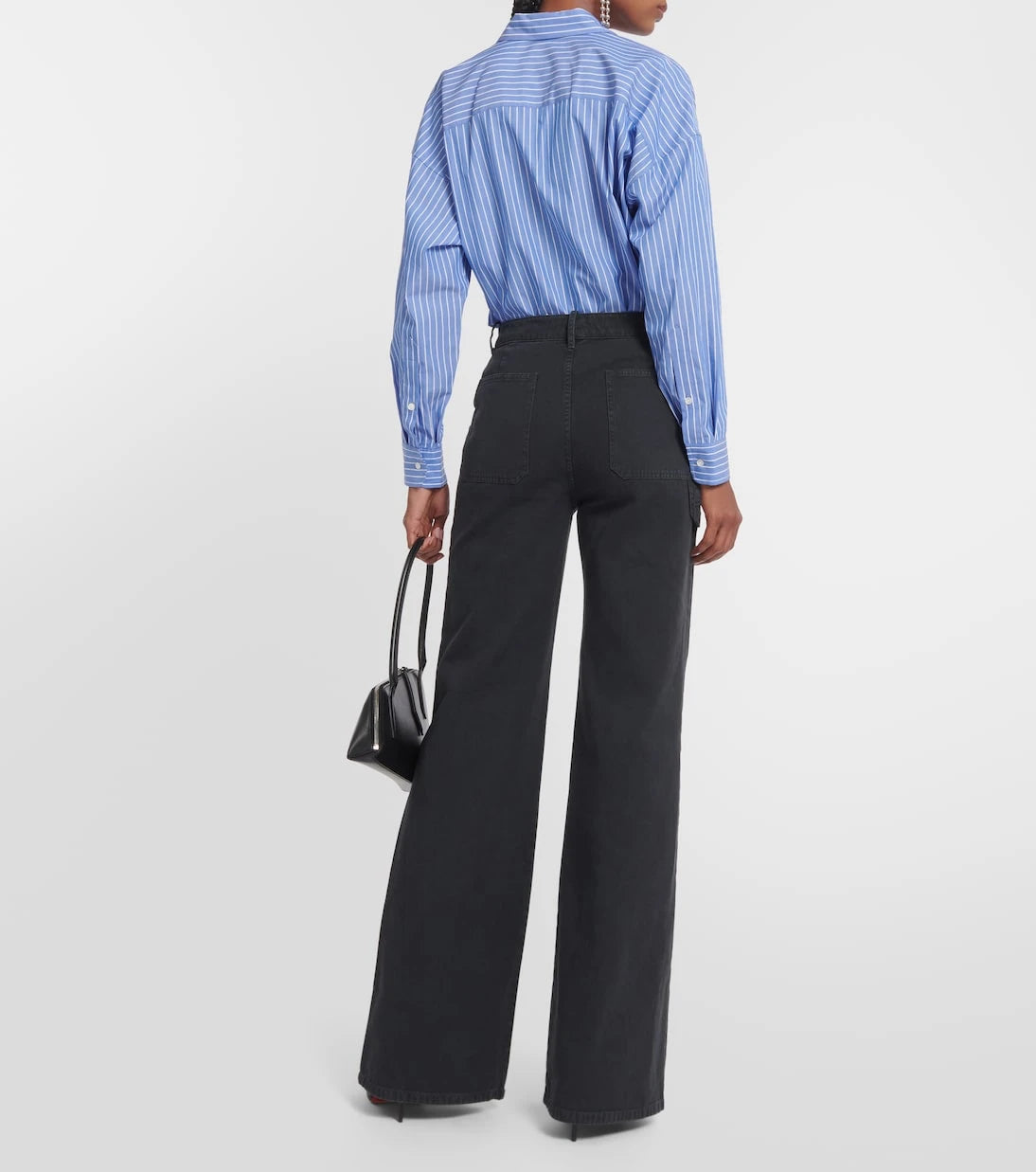 Nili Lotan - Quentin twill wide-leg pants