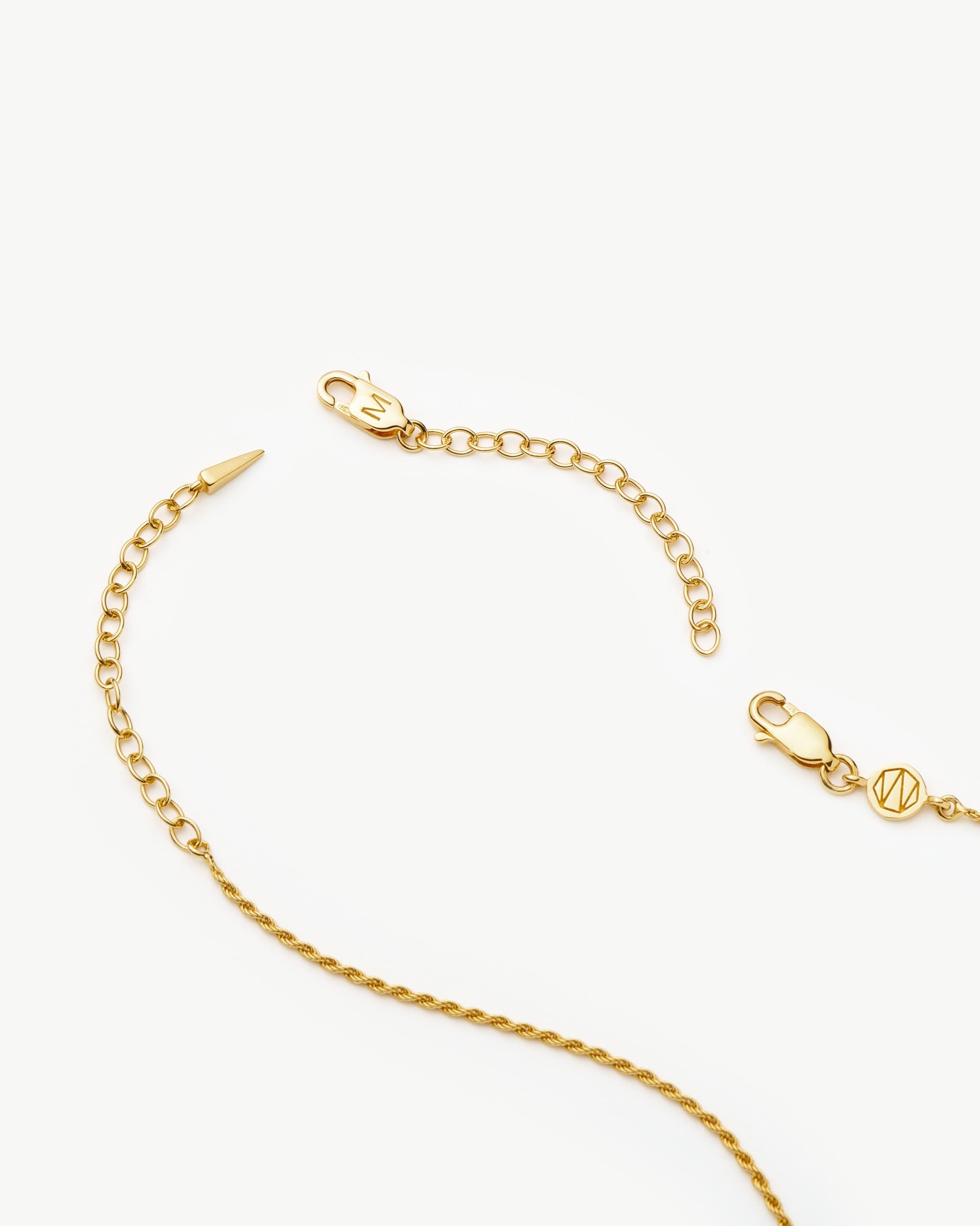 Adjustable Chain Necklace Extender | 18ct Recycled Gold Vermeil Extender Missoma 