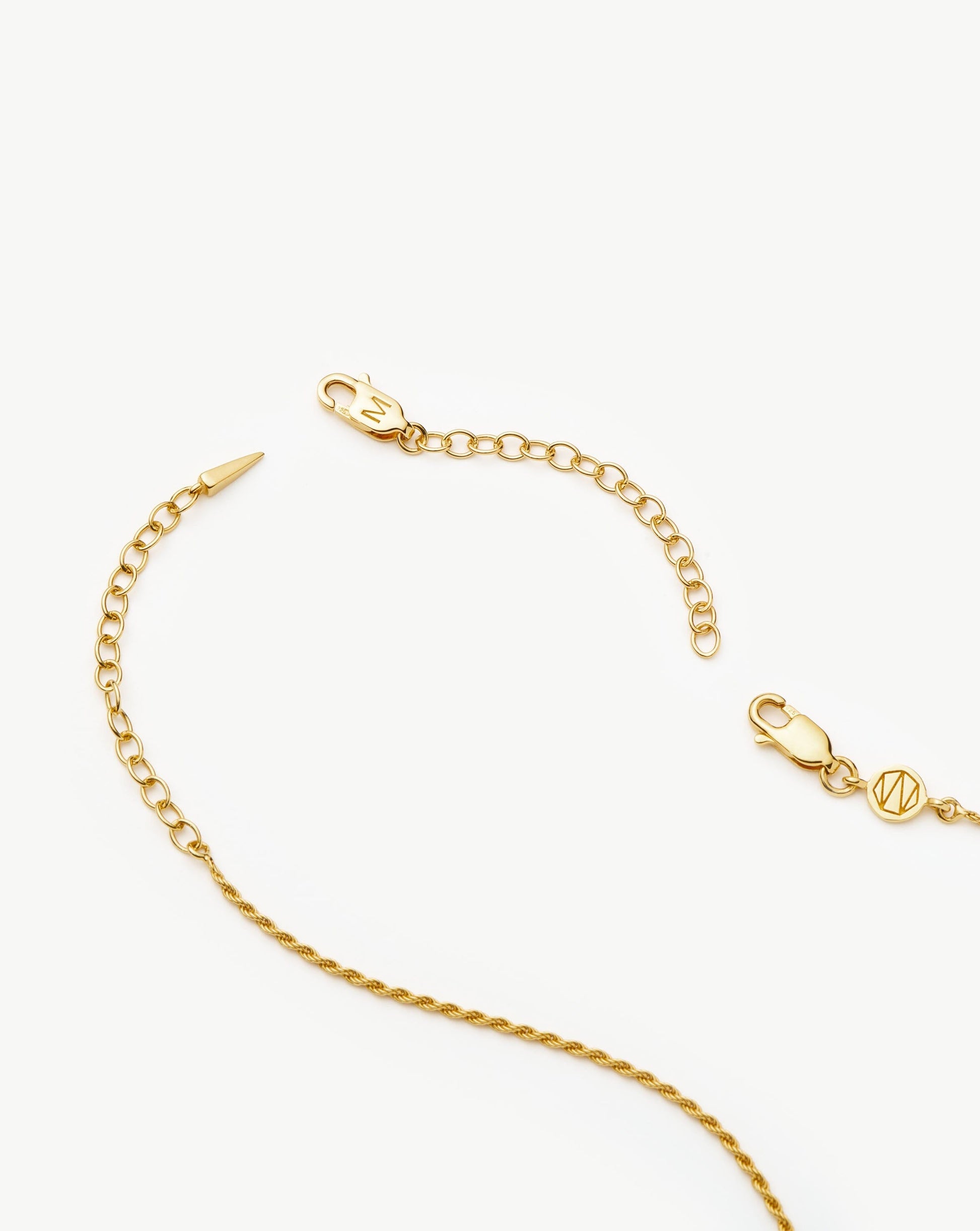 Adjustable Chain Necklace Extender | 18ct Recycled Gold Vermeil Extender Missoma 