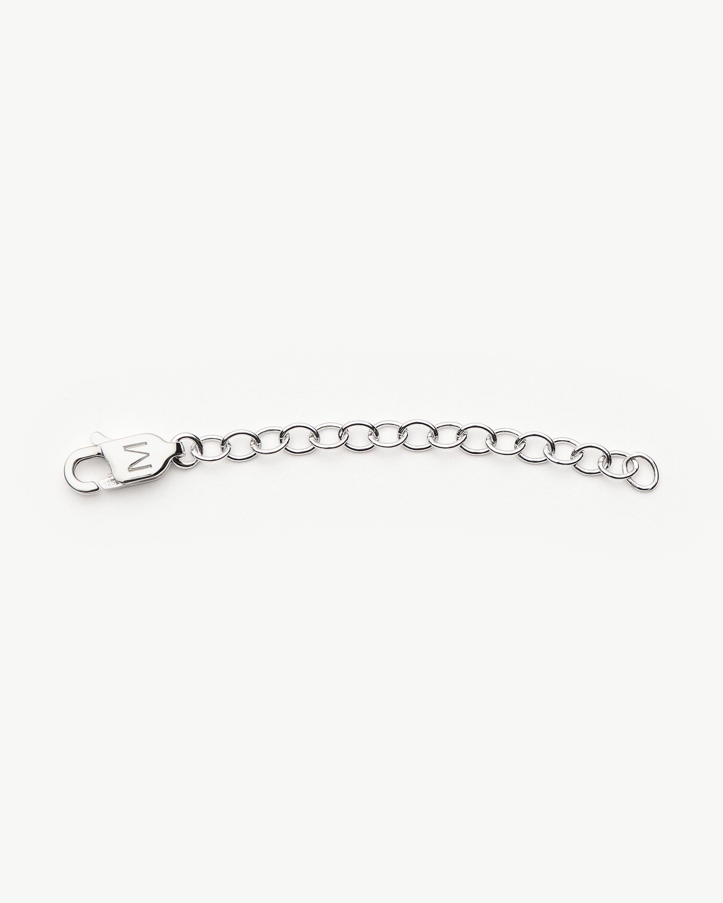 Adjustable Chain Necklace Extender | Sterling Silver Extender Missoma 