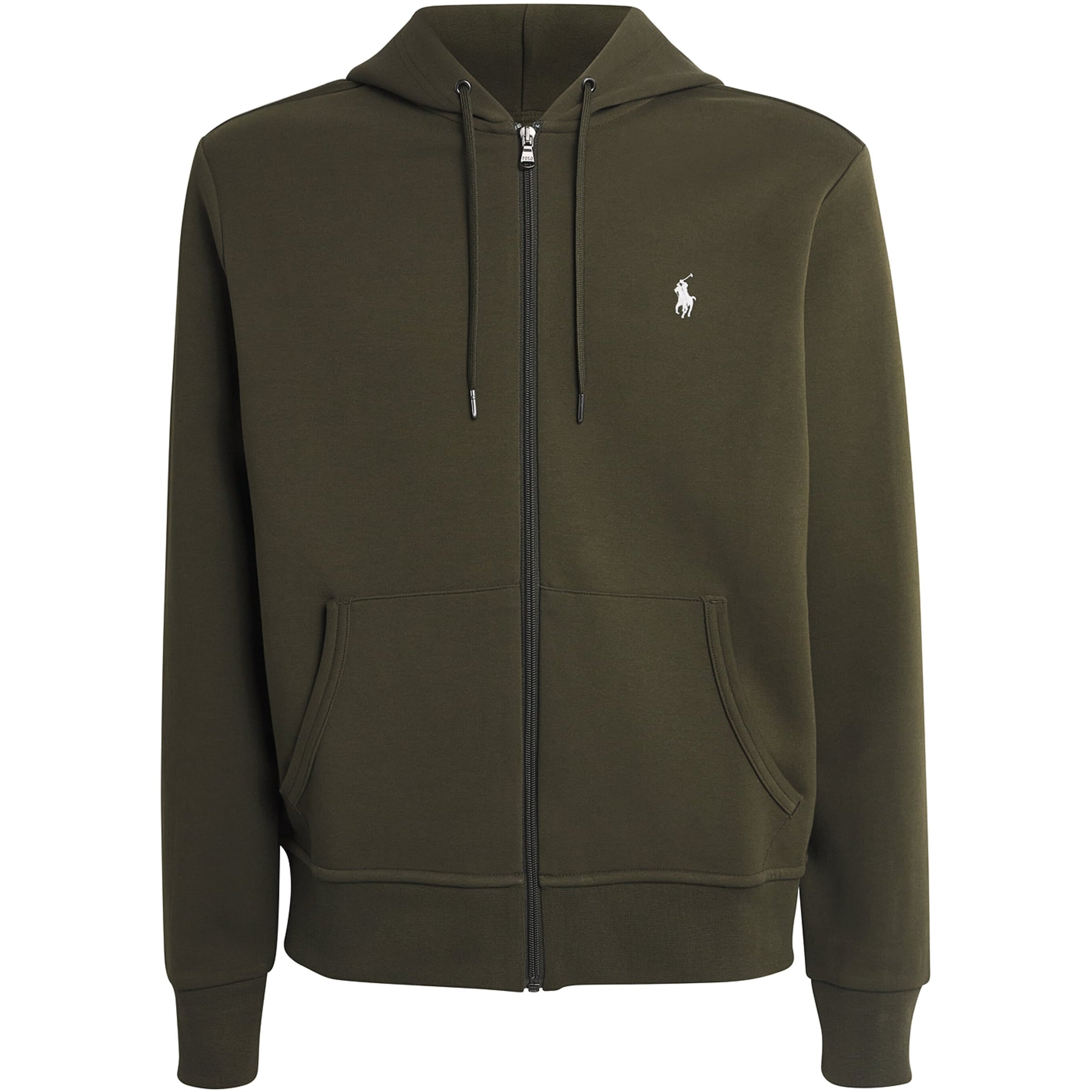 Polo Ralph Lauren Green Tech Knit Zip-Up Hoodie
