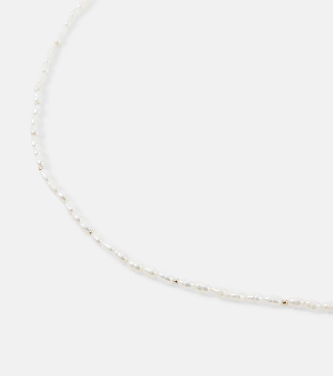 Valentino - Faux pearl and enamel necklace