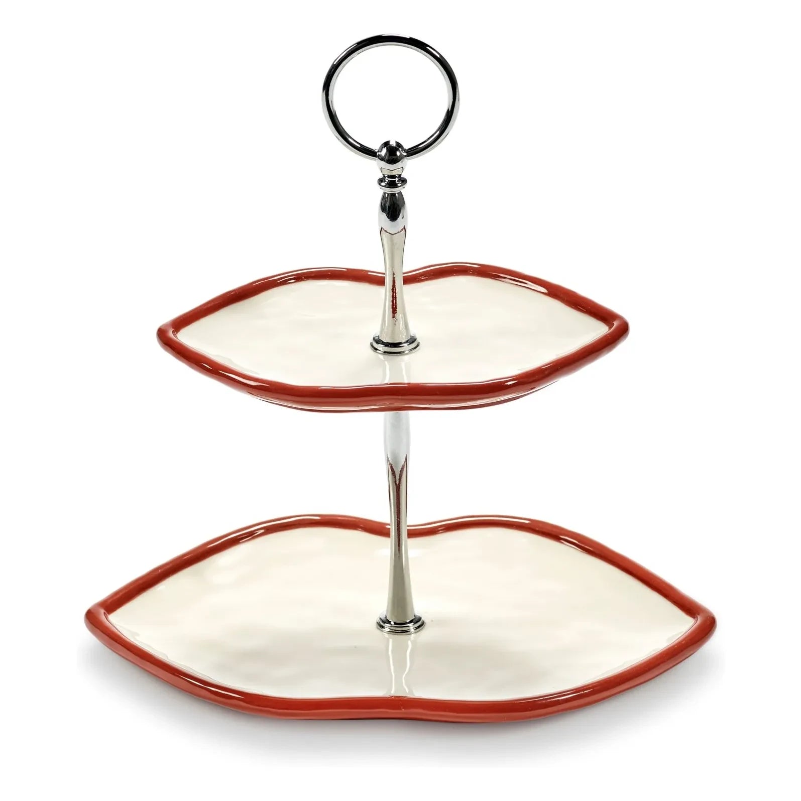 Serax - 2 tier cake stand, Wouters &amp; Hendrix | Red
