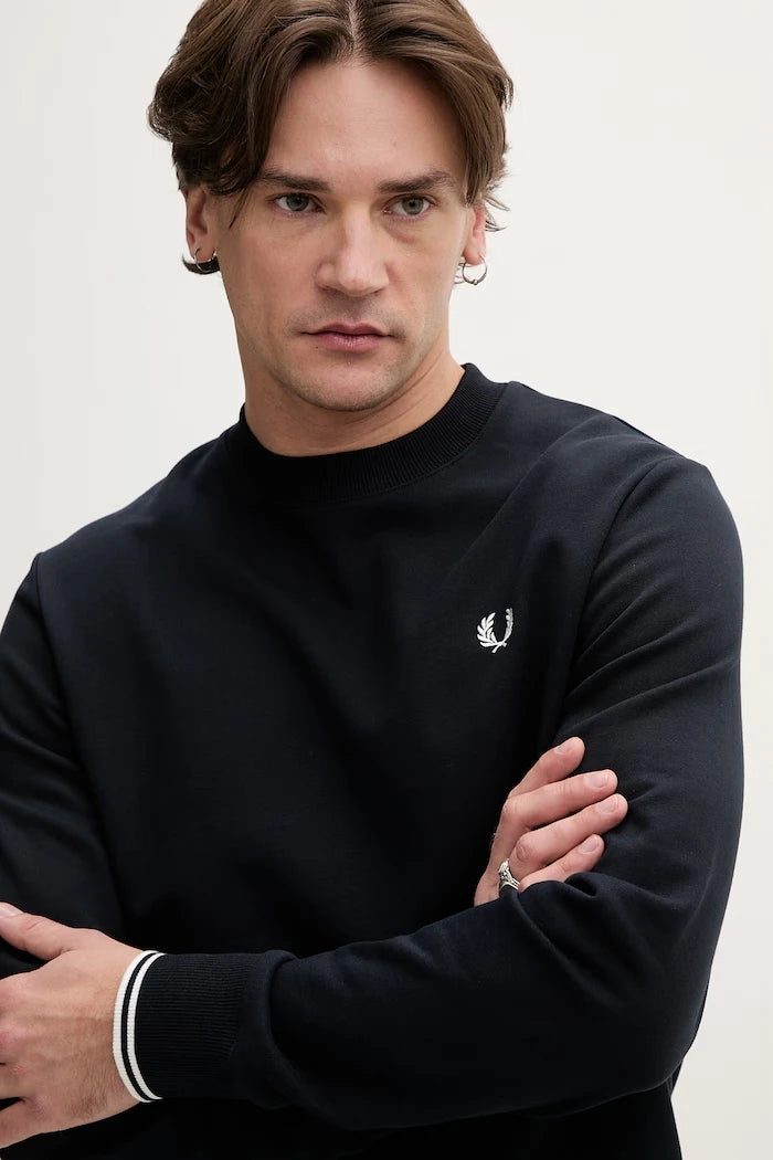 Памучен суичър Fred Perry Crew Neck Sweatshirt