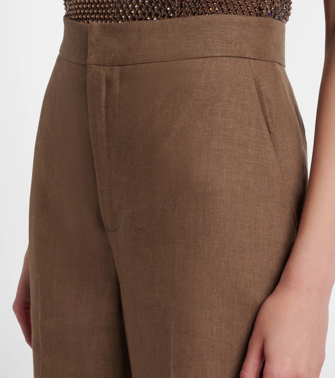 Ralph Lauren Collection - Dean linen wide-leg pants