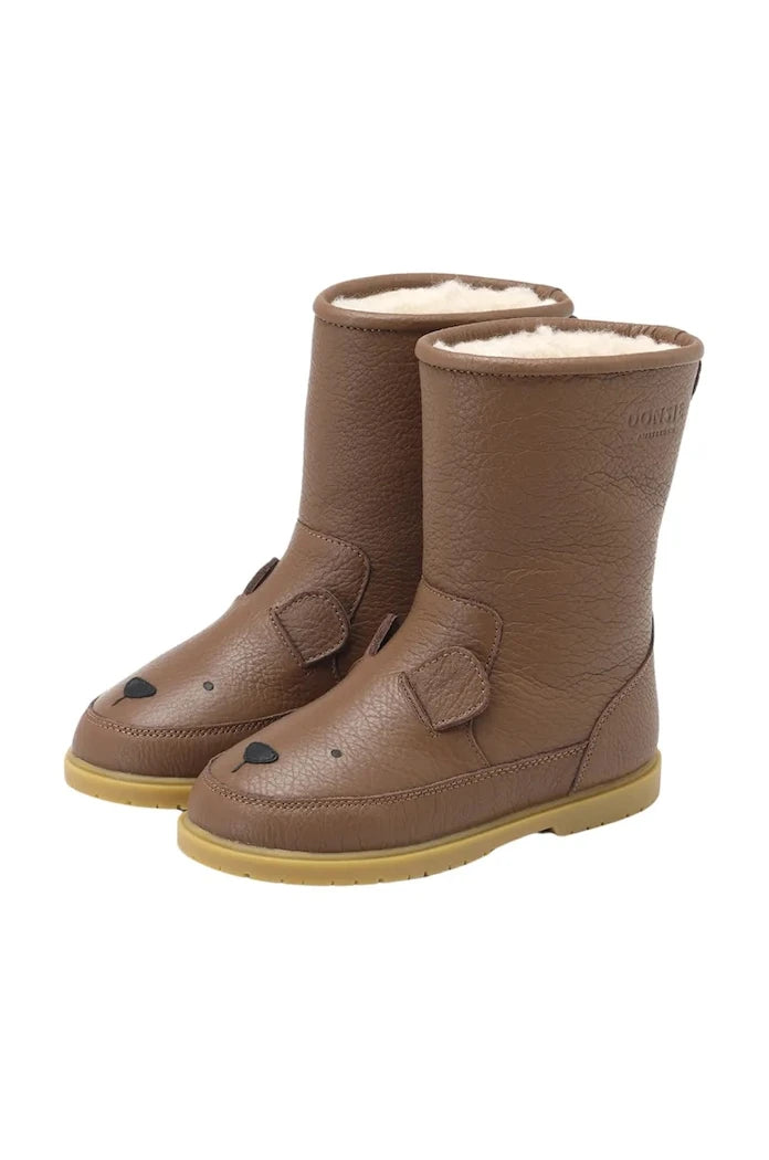 Donsje Wadudu Classic Boots Bear Çocuk Deri Kışlık Botlar