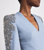 Jenny Packham Blue Embellished Babe Gown