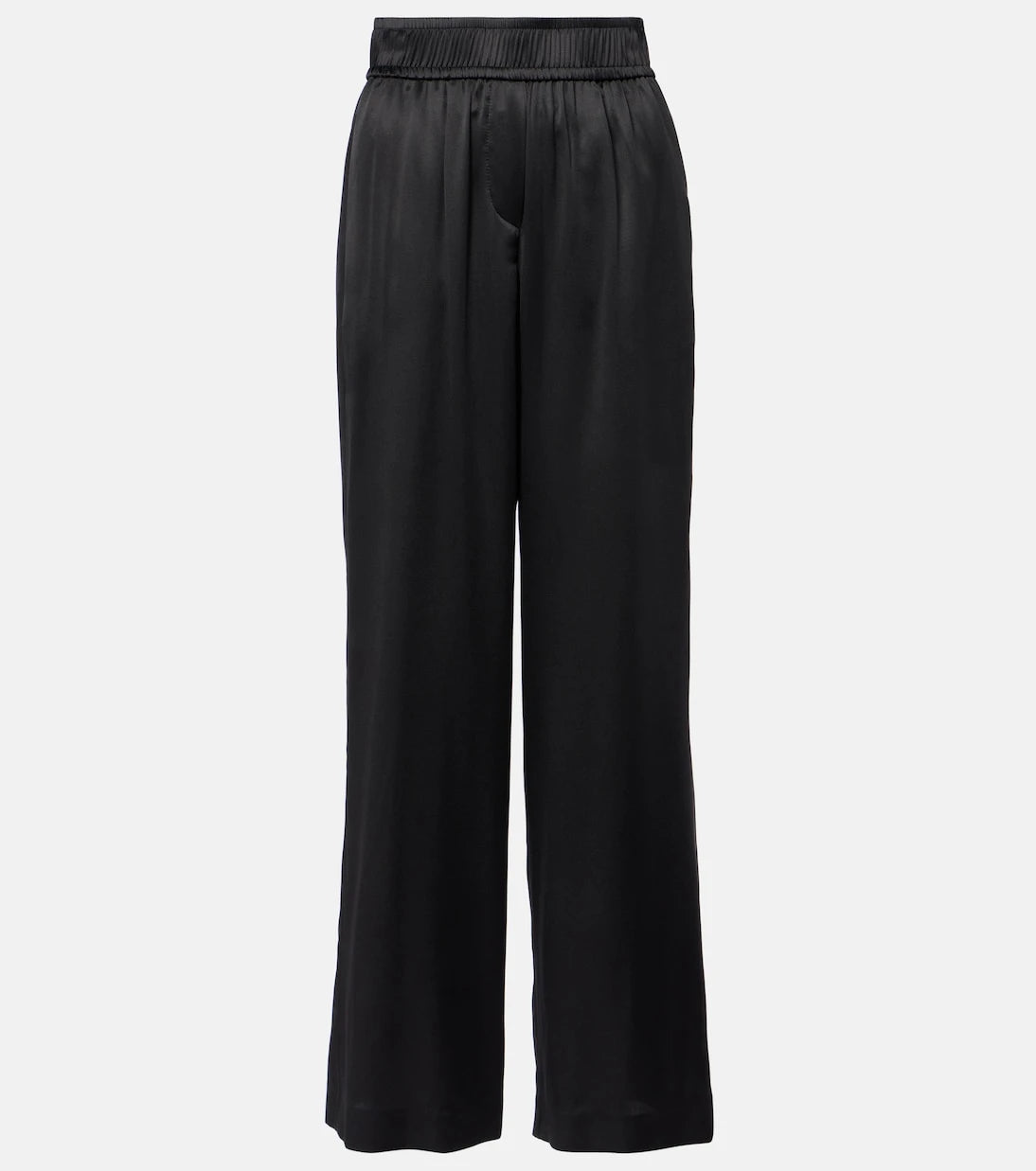 Brunello Cucinelli - Silk-blend wide-leg pants