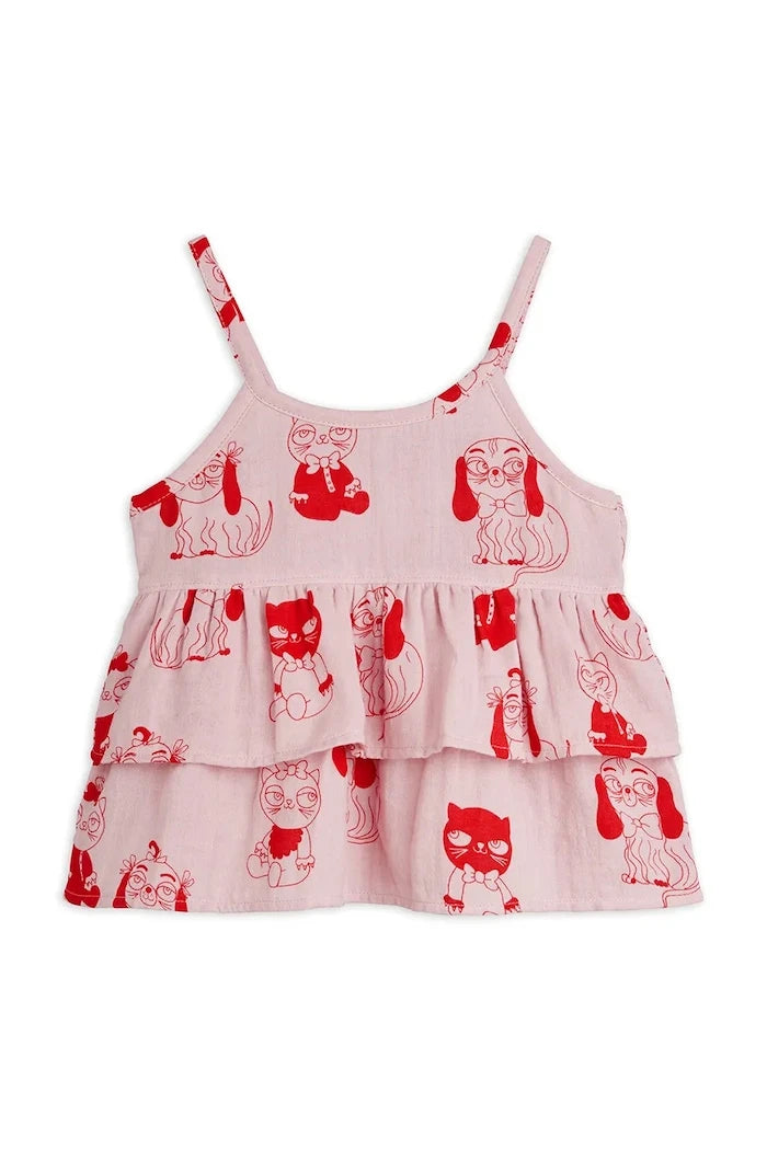 Mini Rodini топ за деца от памук Minibabies