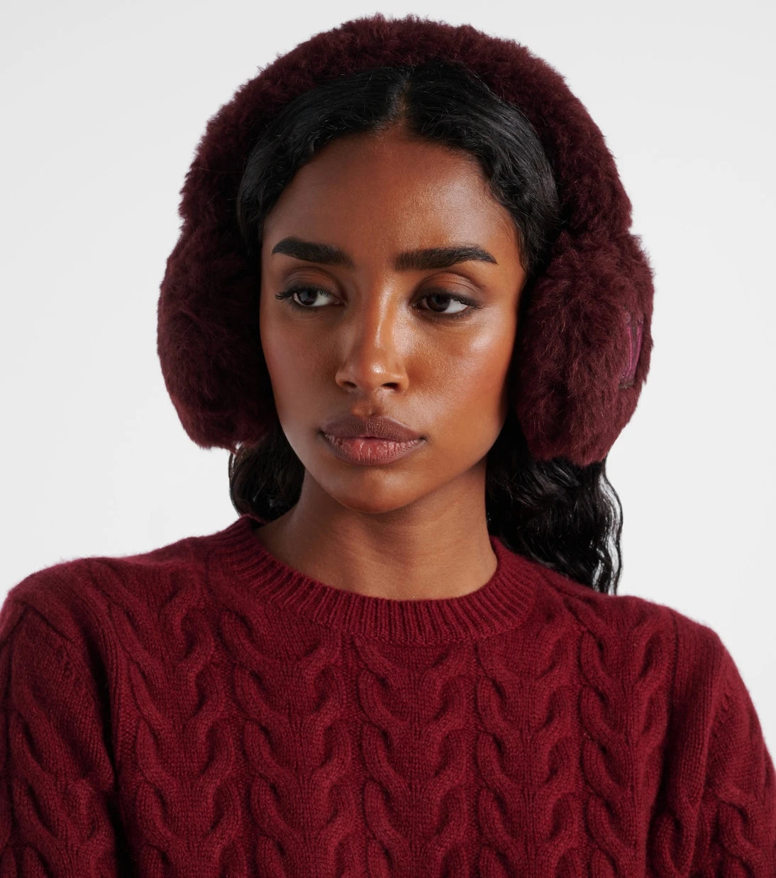 Max Mara - Alpaca, wool, and silk earmuffs
