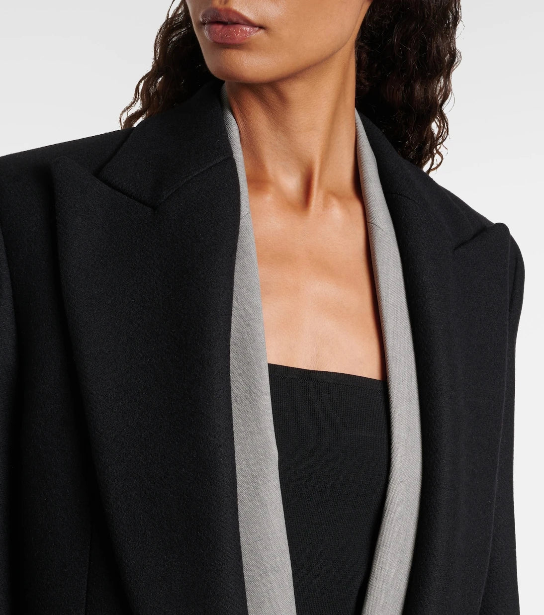 Victoria Beckham - Single-breasted wool-blend coat