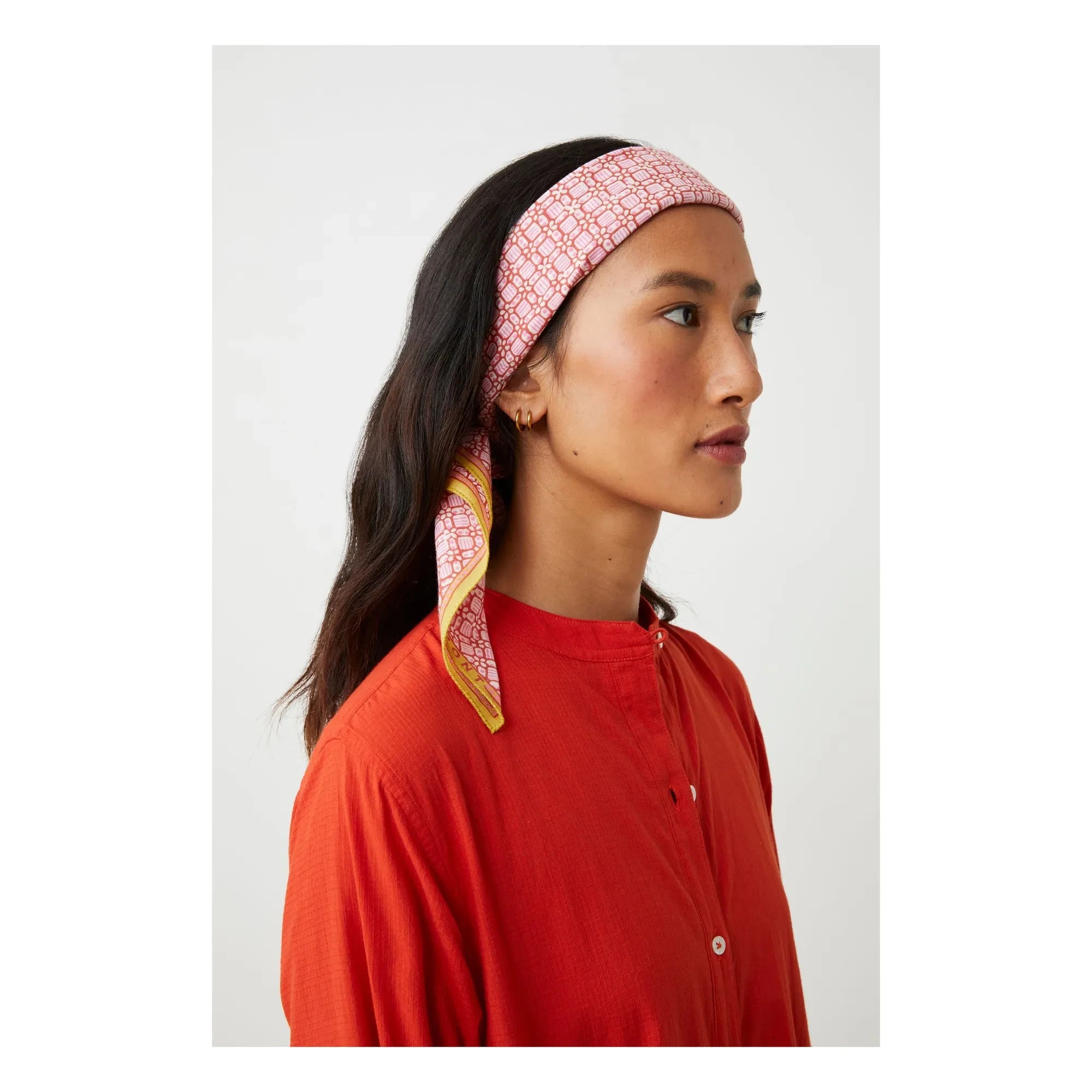 Moismont - Colette scarf N°816 Cotton | Pink