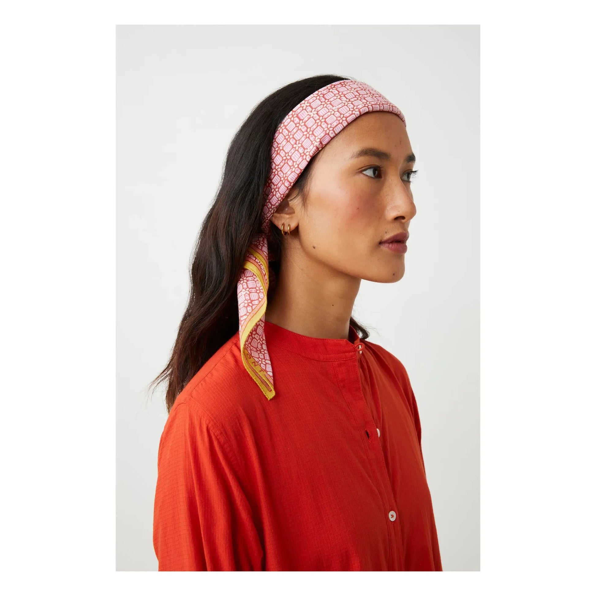 Moismont - Colette scarf N°816 Cotton | Pink