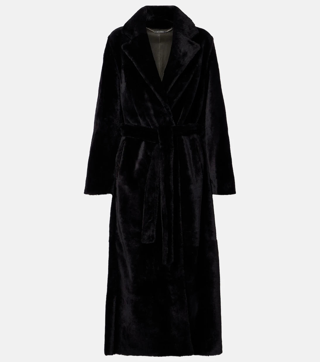 Nour Hammour - Meret shearling wrap coat