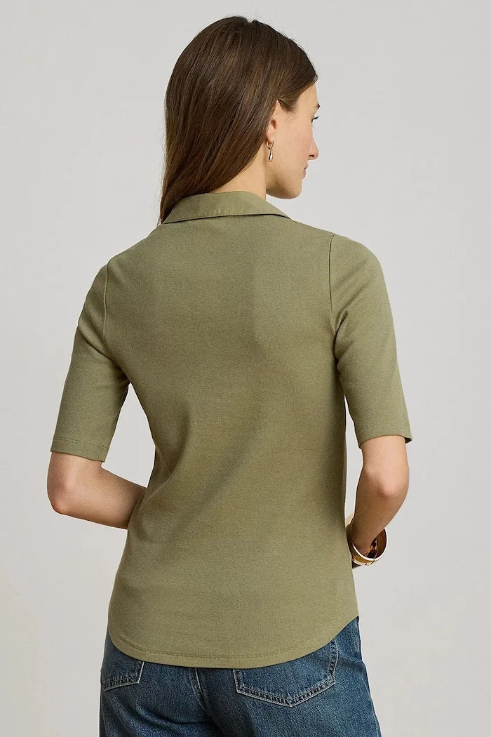 Lauren Ralph Lauren kadın pamuklu polo tişört