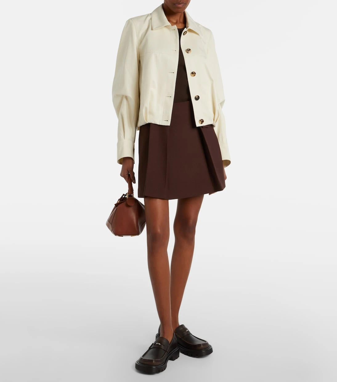 Loewe - Cotton and silk blouson jacket