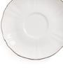 GINORI 1735 Porcelain Corona Platino Tea Saucer (15cm)