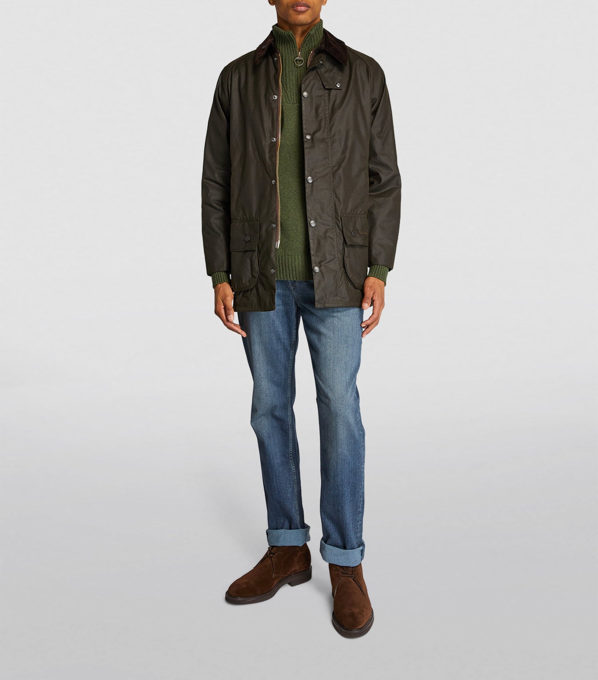 Green Waxed Beaufort Jacket