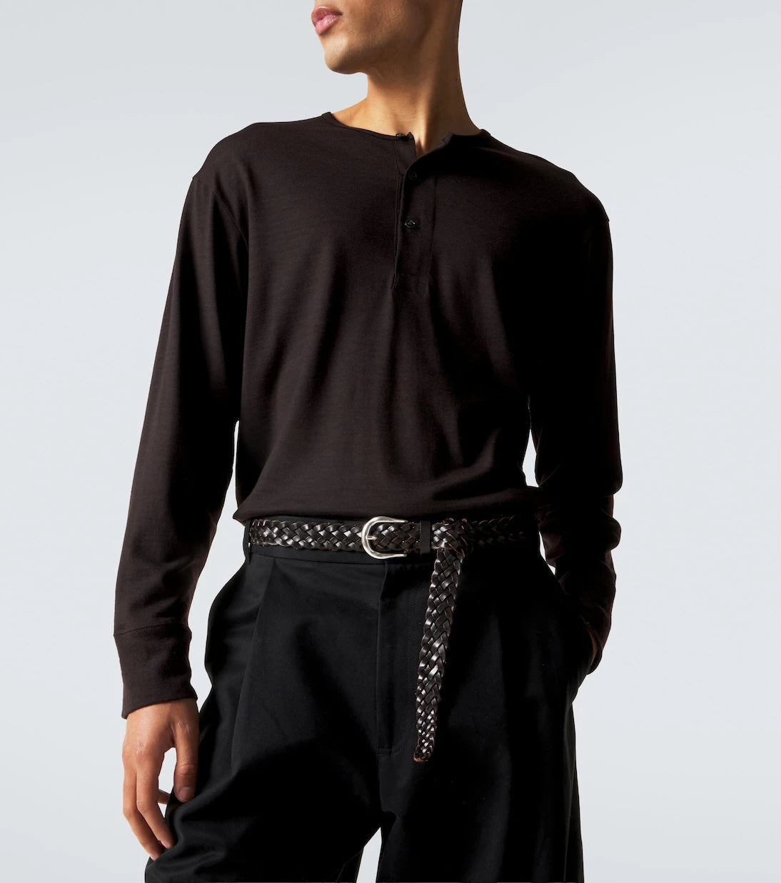 Studio Nicholson - Kuyto wool Henley shirt