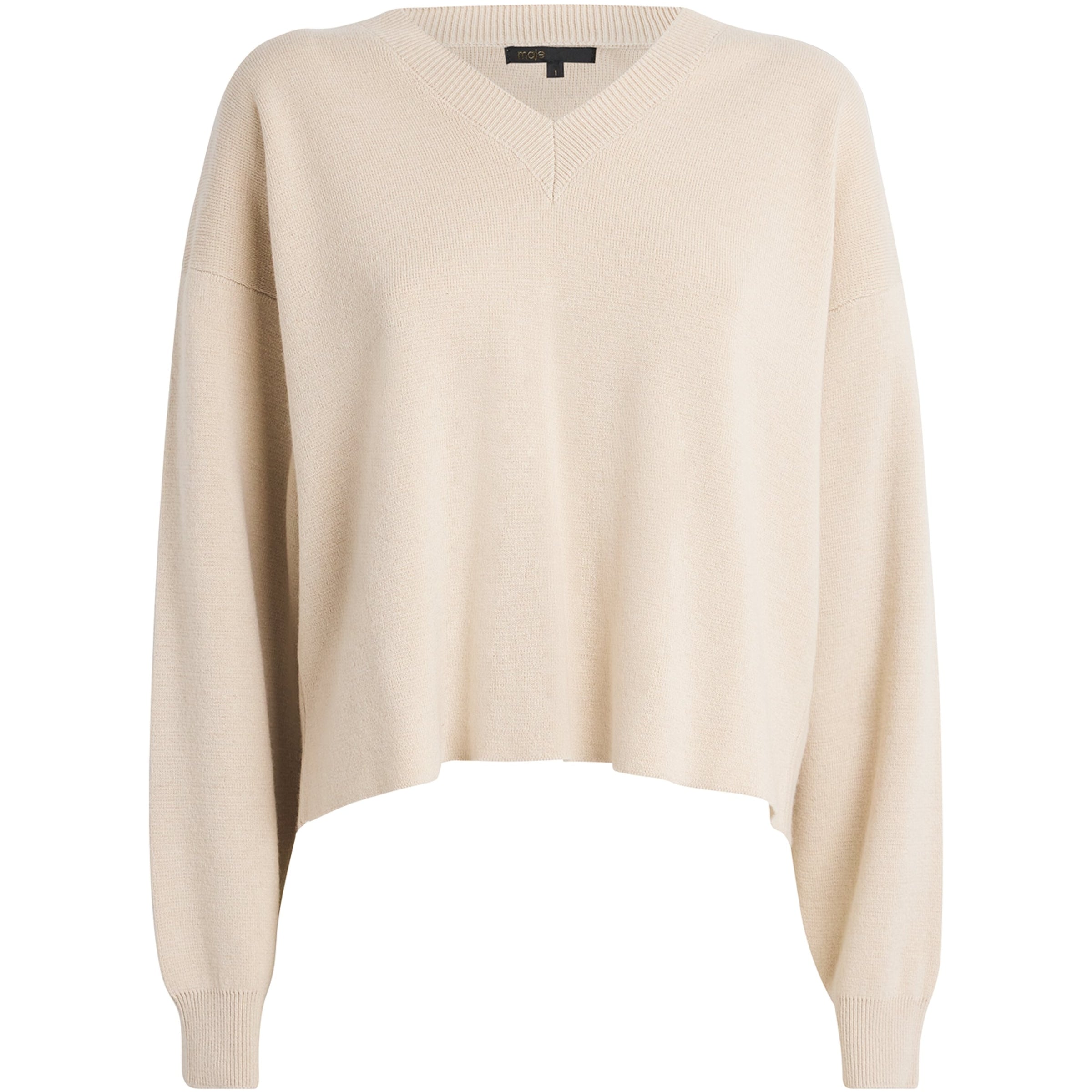 Neutral V-Neck Sweater