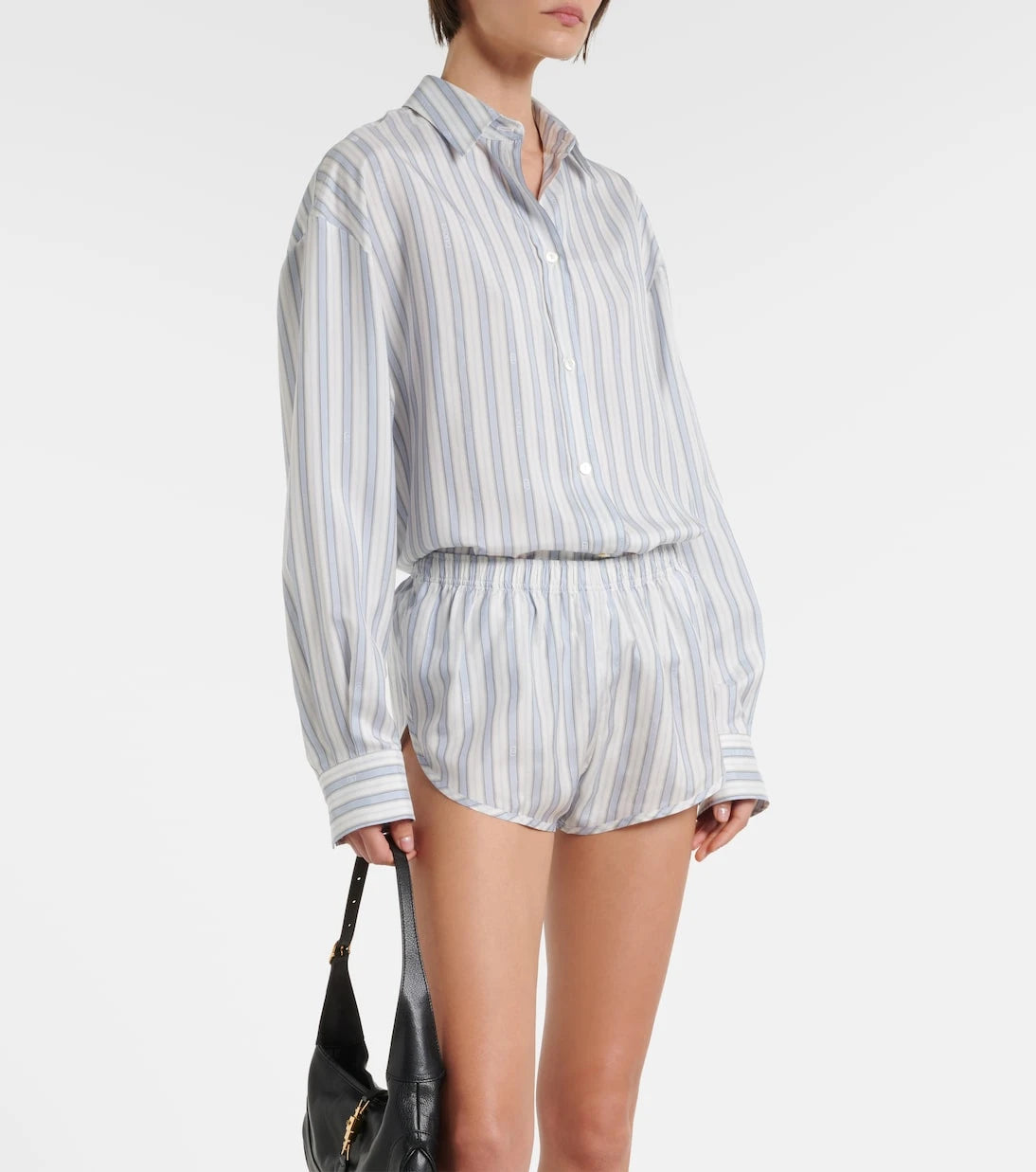 Gucci - Interlocking G silk jacquard shorts