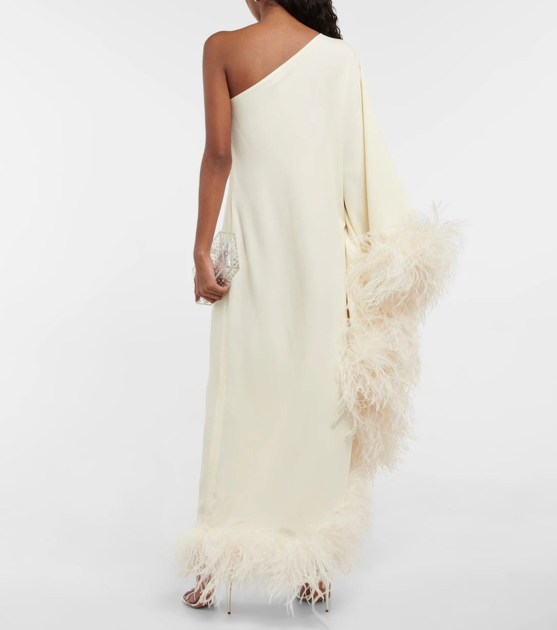 Taller Marmo - Ubud feather-trimmed gown