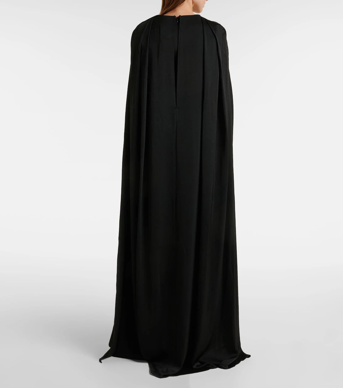 Alex Perry - Caped satin crêpe gown