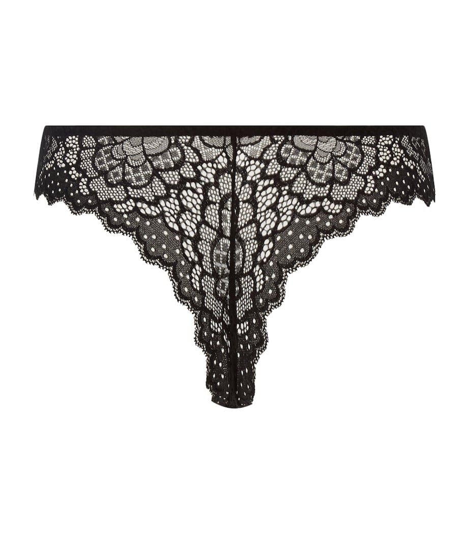 Floral Lace Thong