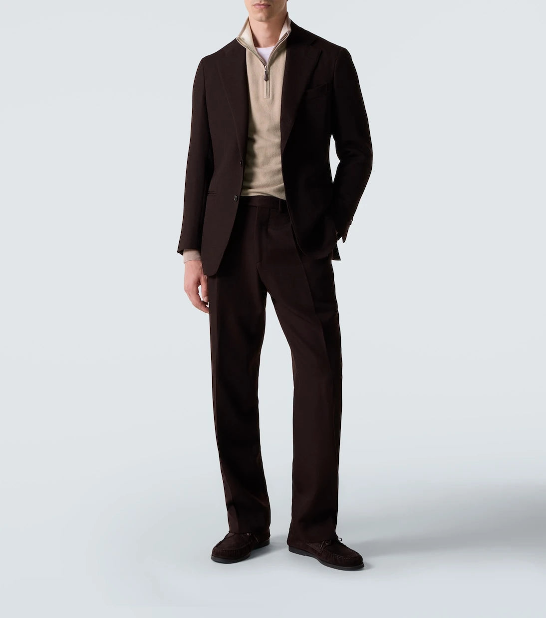Arch4 - Mr Fenchurch cashmere half-zip sweater