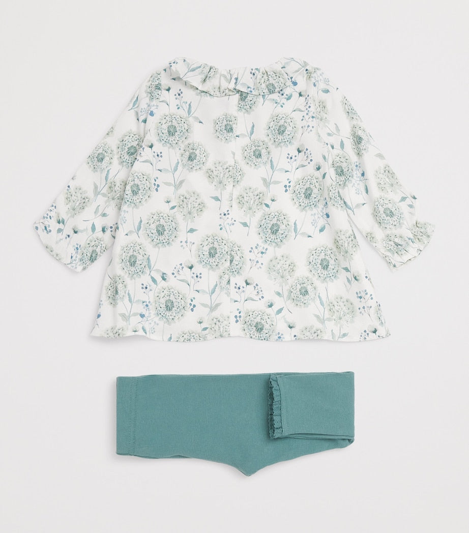 Floral Top and Leggings Set (3 Months-4 Years)