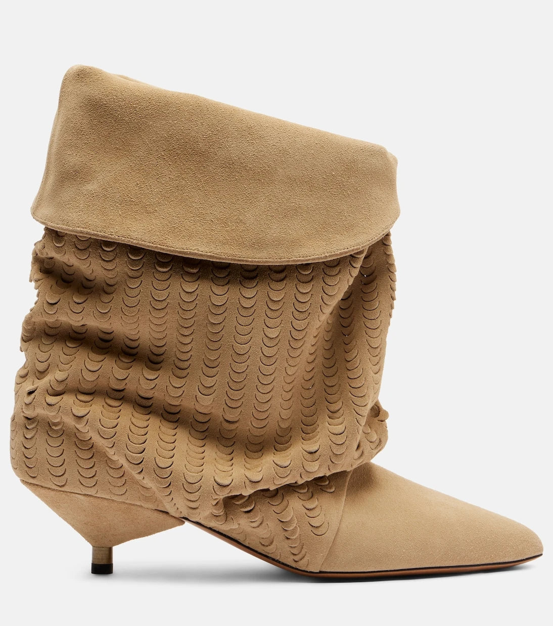 Isabel Marant - Edrik 45 perforated suede ankle boots